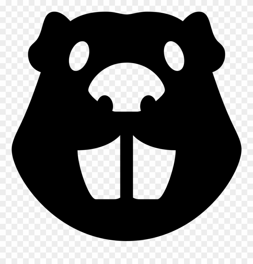 The Face Of The Beaver Stands Out For It's Noticeable - Icon Clipart
