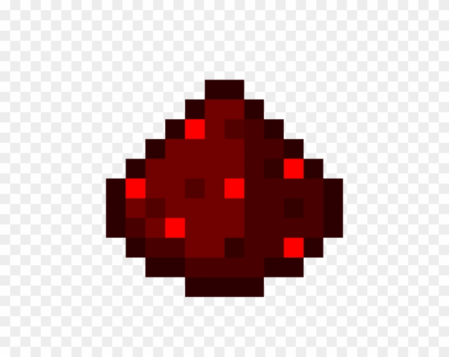 Redstone Dust From Minecraft - Minecraft Gunpowder Pixel Art Clipart