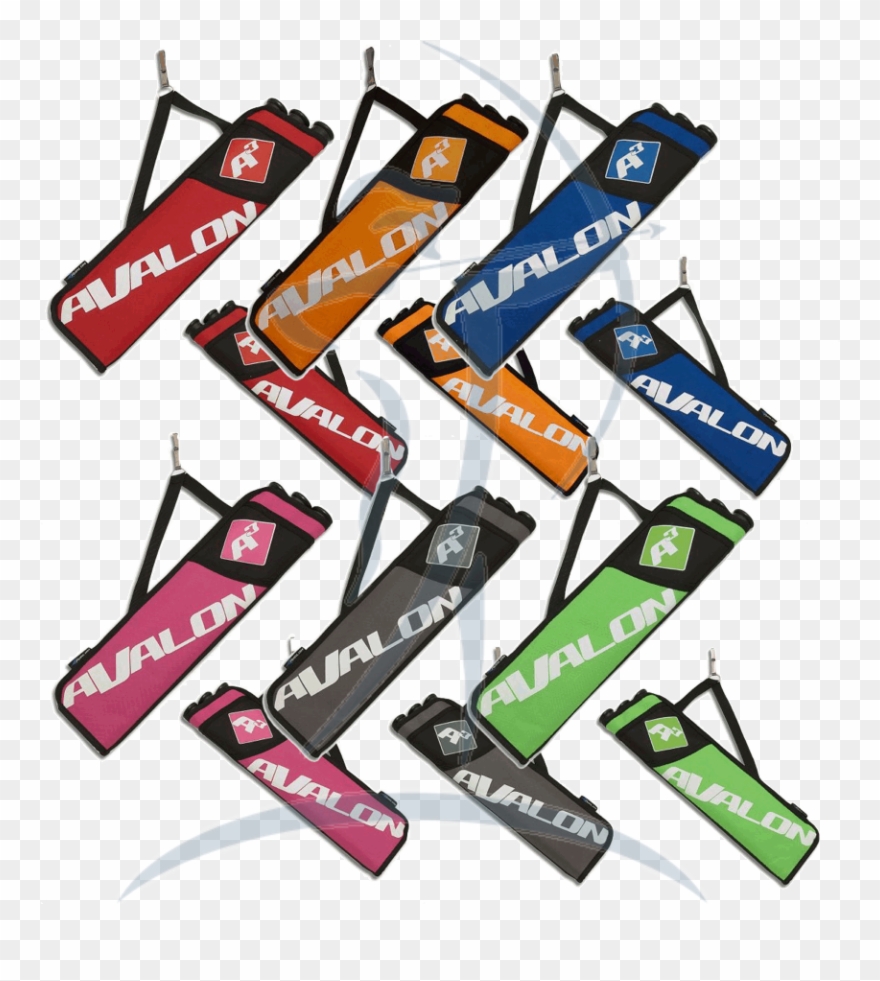 Avalon A3 Quiver Ambi With Belt Clip - Carquois Ambidextre Rose 3 Tubes - Png Download