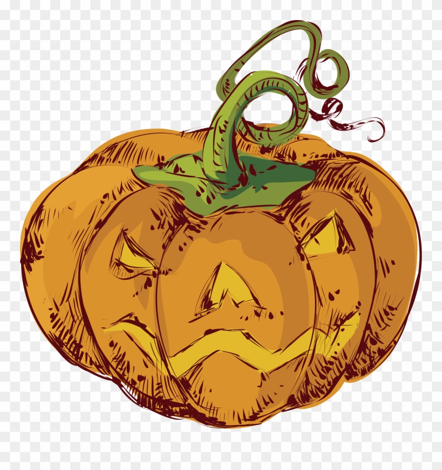 Pumpkin Calabaza Winter Squash Hand Face Transprent Clipart