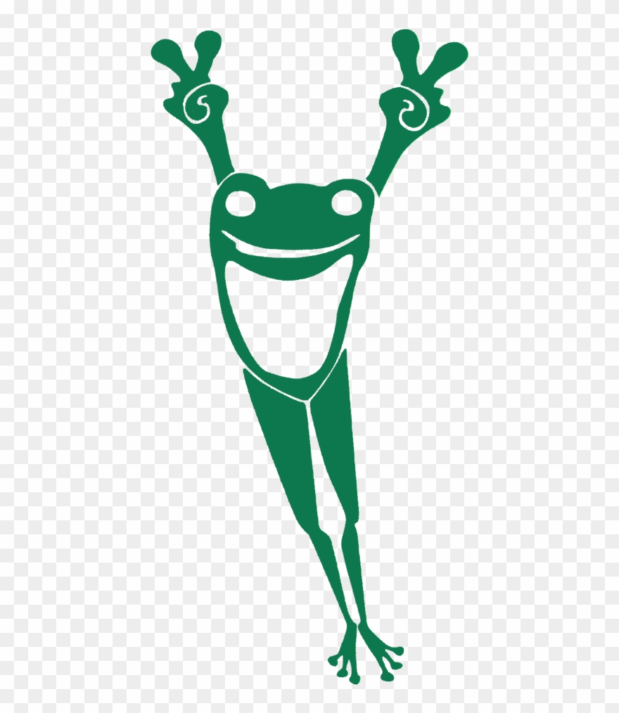 Vinyl Cutout Sticker - Frog Vinyl Decal Clipart