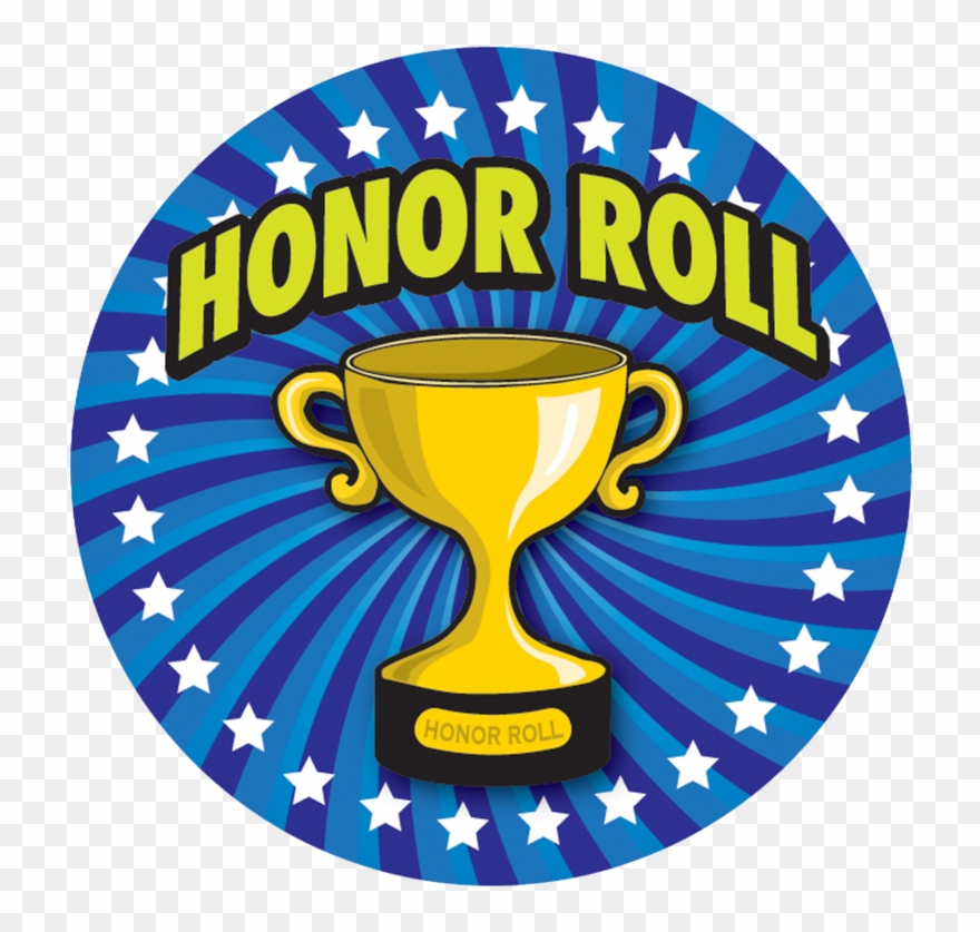 75" Starz Medal - Honor Roll Plaque Trophy 6x8 Wood Academic Education Clipart
