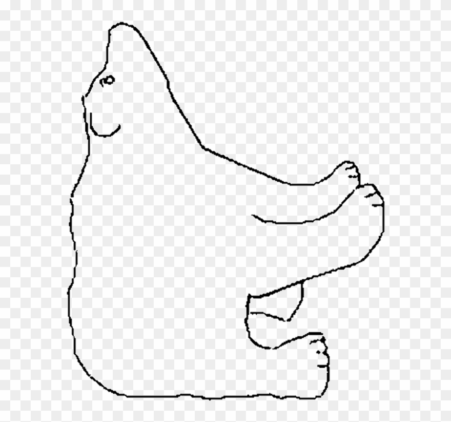 Design A Buddy Bear Contest - Outline Printable Berliner Bear Clipart