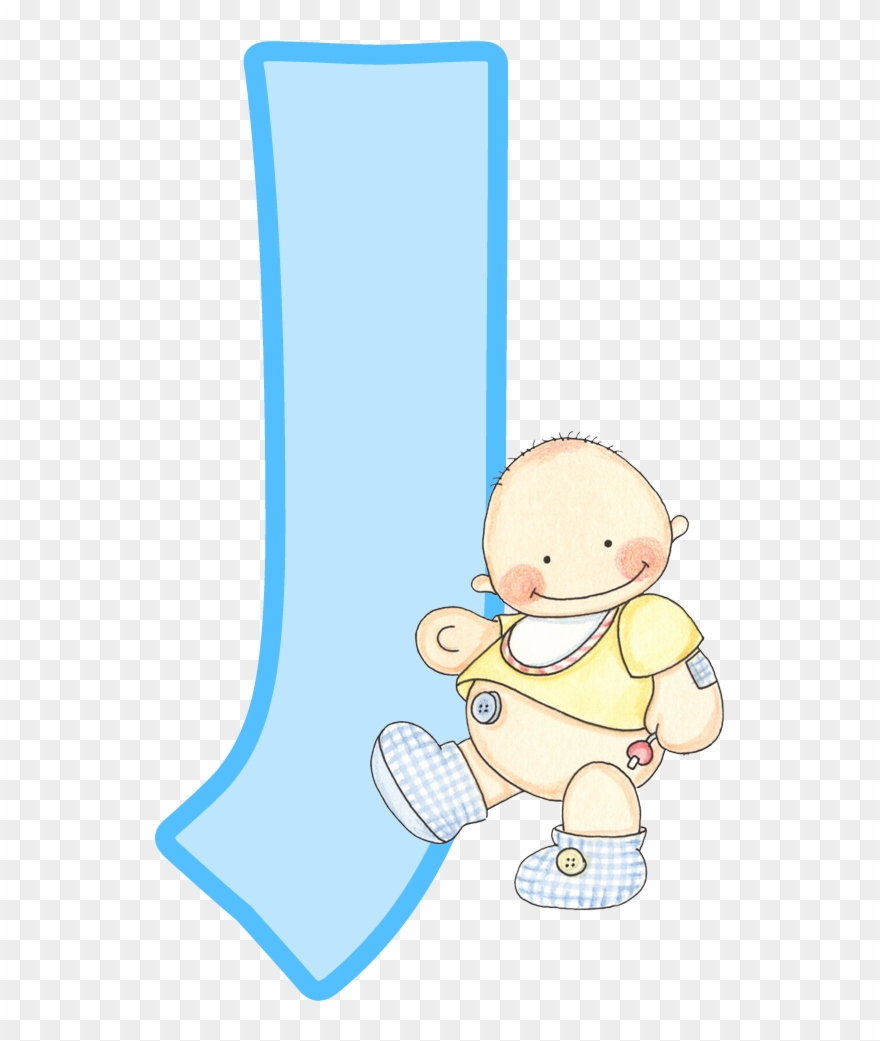 J Baby Letters, Clipart Baby, Baby Clip Art, Alphabet - Baby Shower Niño - Png Download