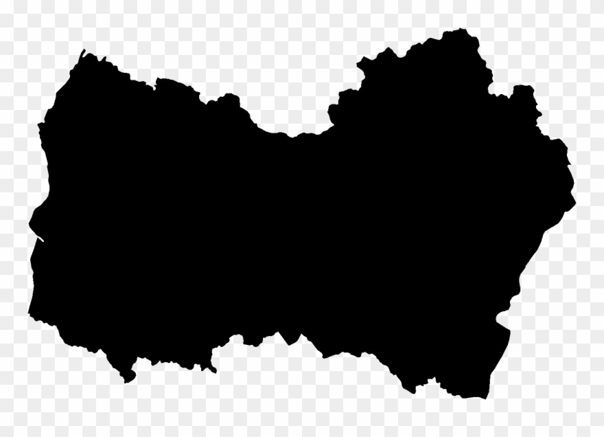 Minnie Mouse Silhouette - Mapa Region De Ohiggins Vector Clipart