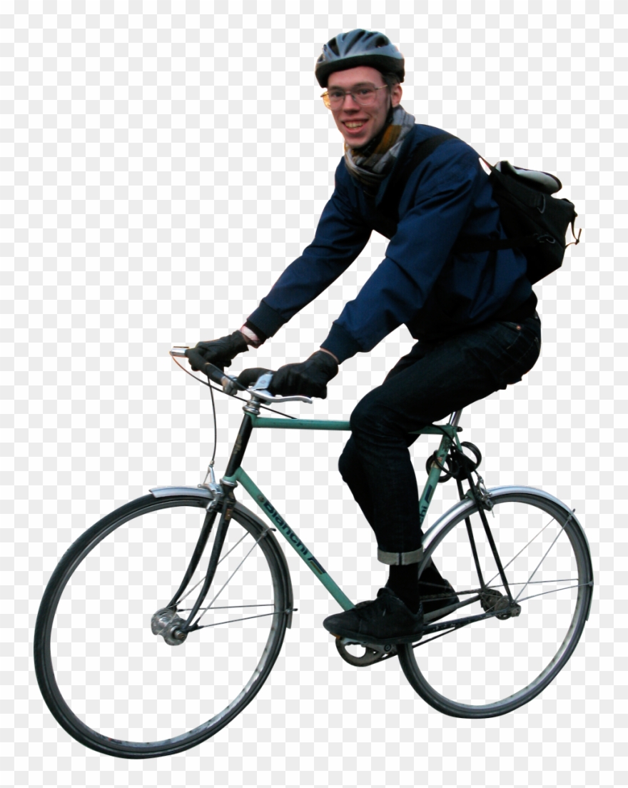 Clip Art Bike Transparent Male - Ride Bicycle Png