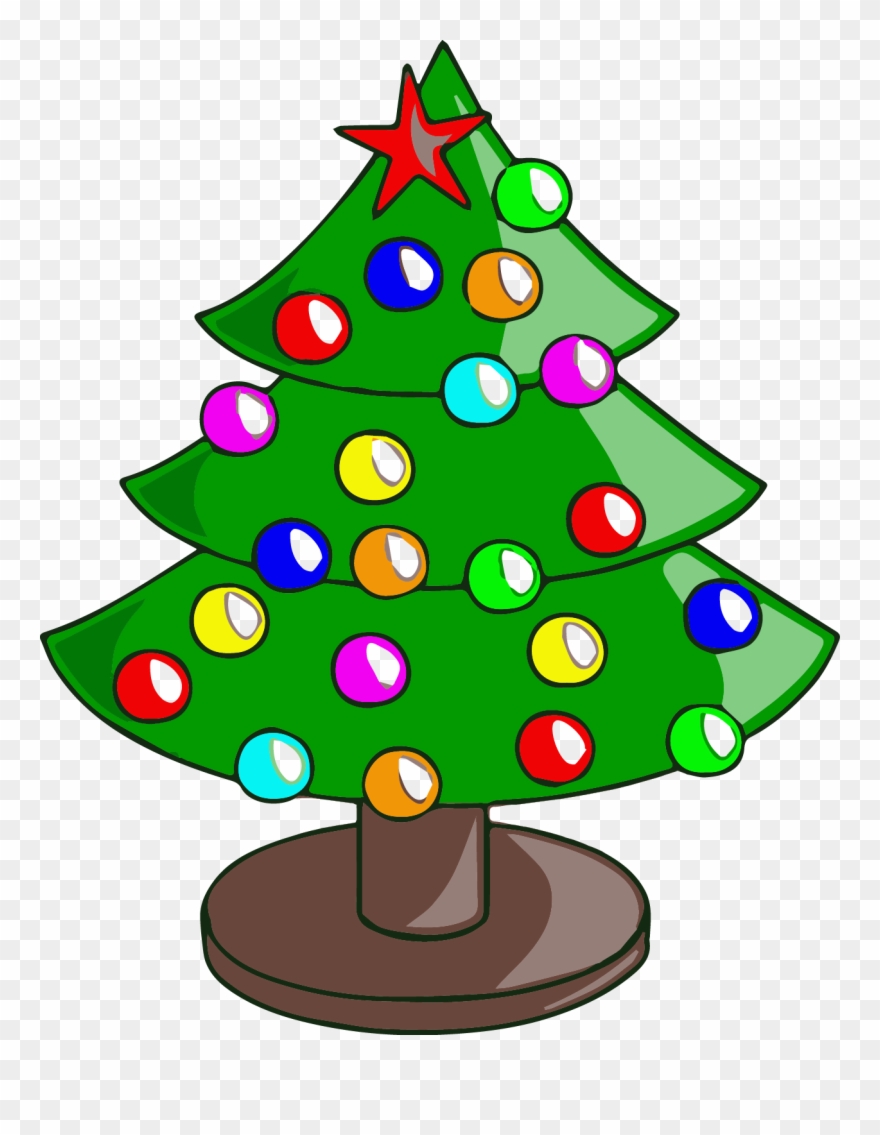 Chrismas Tree Clip Art - Christmas Clipart - Png Download