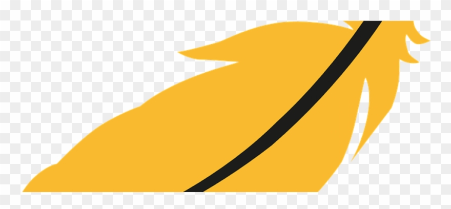 Yellow Feather Clipart - Png Download