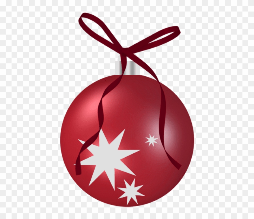 Free Png Transparent Christmas Red Ornament Png Images - Clipart Christmas Ornament