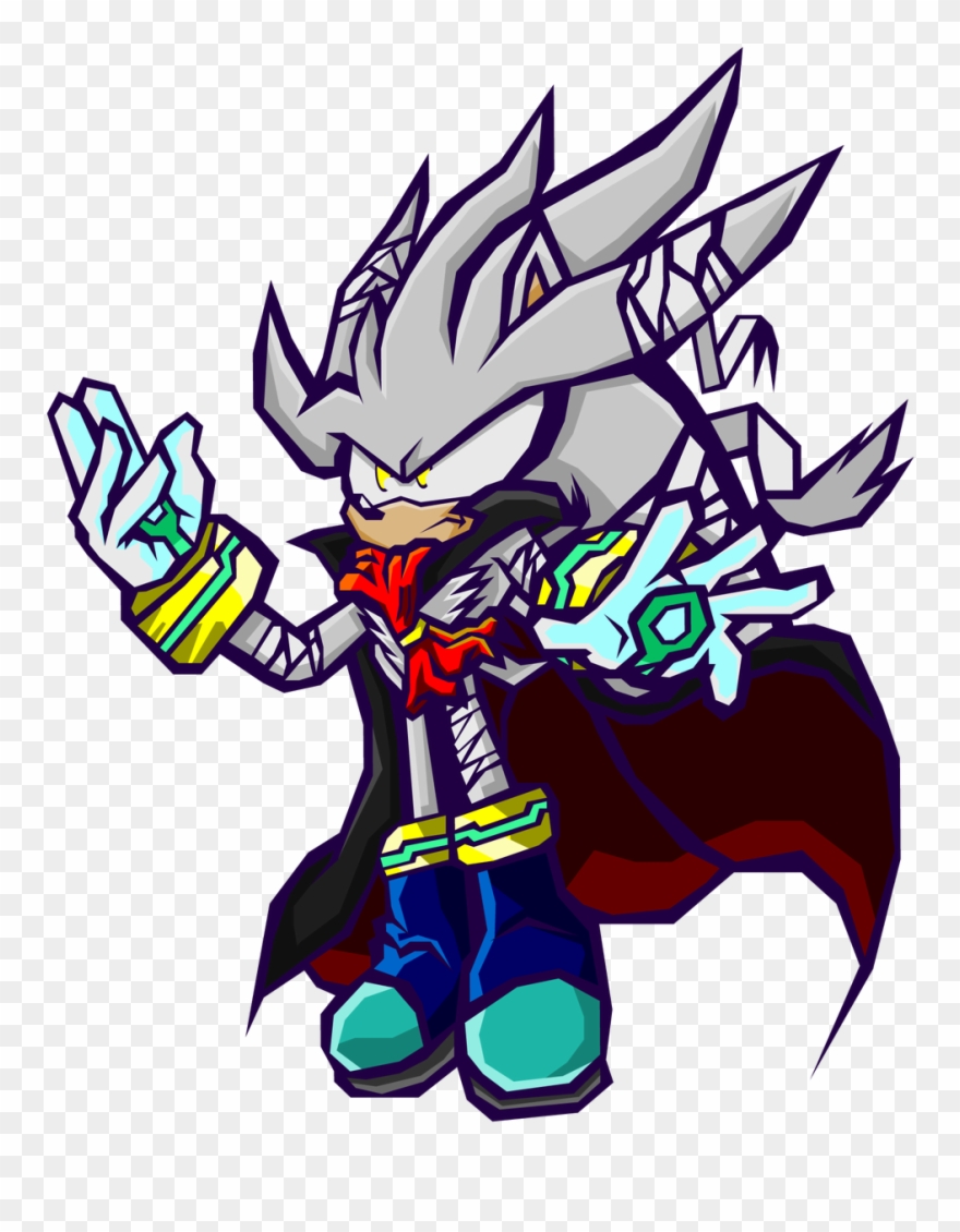Curse Of The Cerberus On Twitter - Silver The Hedgehog Mephiles Clipart