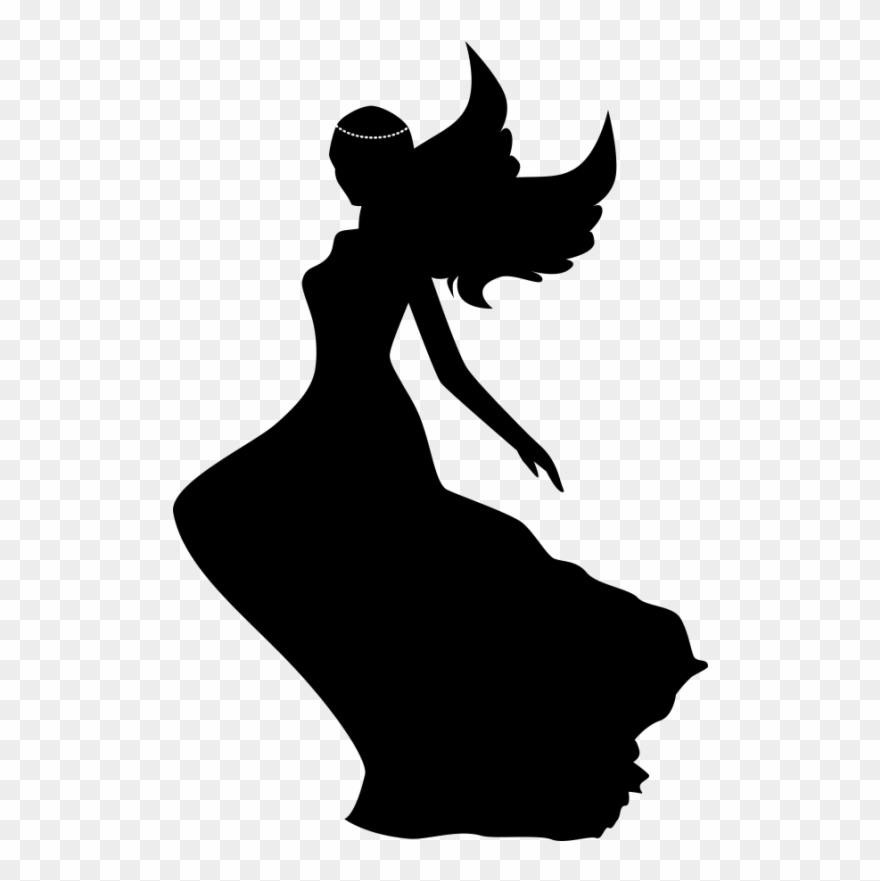 Sitting Fairy Png - Fairy Silhouette Clipart
