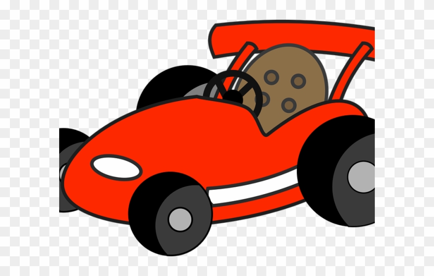Race Car Clipart Red - Go Kart Clip Art Png Transparent Png