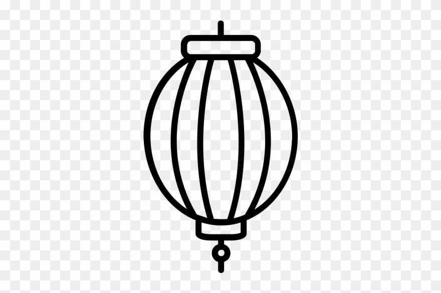 Lantern Rubber Stamp - Lantern Clipart