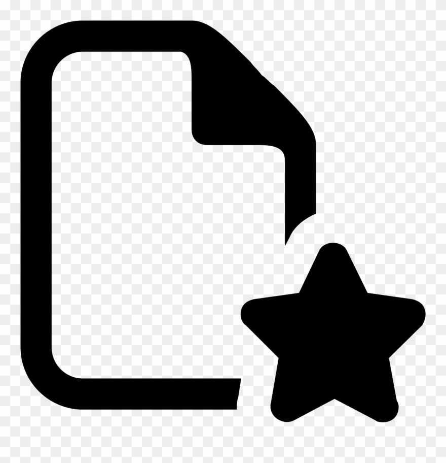 Bookmark Page Icon - Favorito Icon Clipart