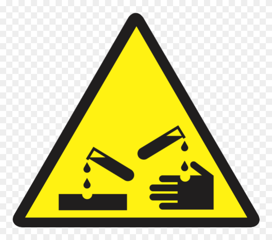 Corrosive Symbol Clip Art - Danger For Cutter - Png Download