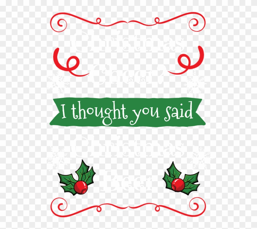 Christmas Cheer I Thought You Said Beer - Inktastic Shakespeare Lover Quote Tote Bag Clipart