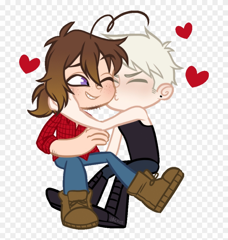 Kiss Clipart Animation - Cartoon - Png Download