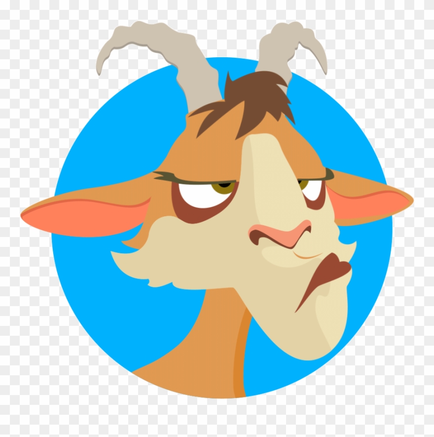 Goat Clipart Animation - Ferdinand Lupe The Goat - Png Download