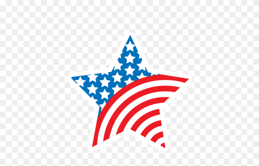 American Star Clipart United States Of America Clip - American Star Transparent - Png Download