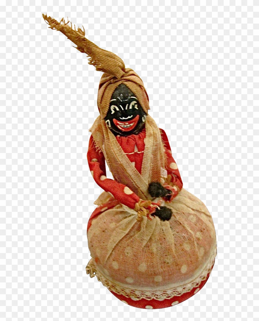 Vintage Black Americana Mammy Doll Pin Cushion - Pincushion Clipart