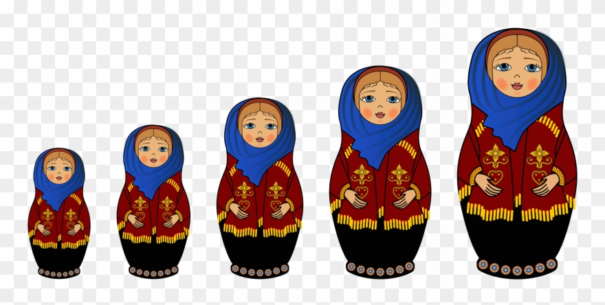 Russian Nesting Dolls - Glogster Clipart