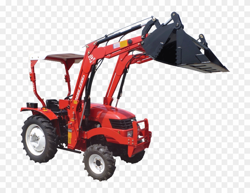 Zb25 Tractor Loader On White - Tractor Clipart