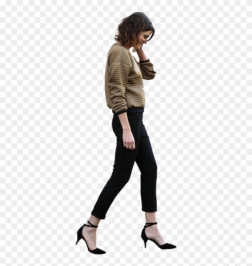 Woman Walking Cutout More - Picsart Ki Duniya Png Clipart