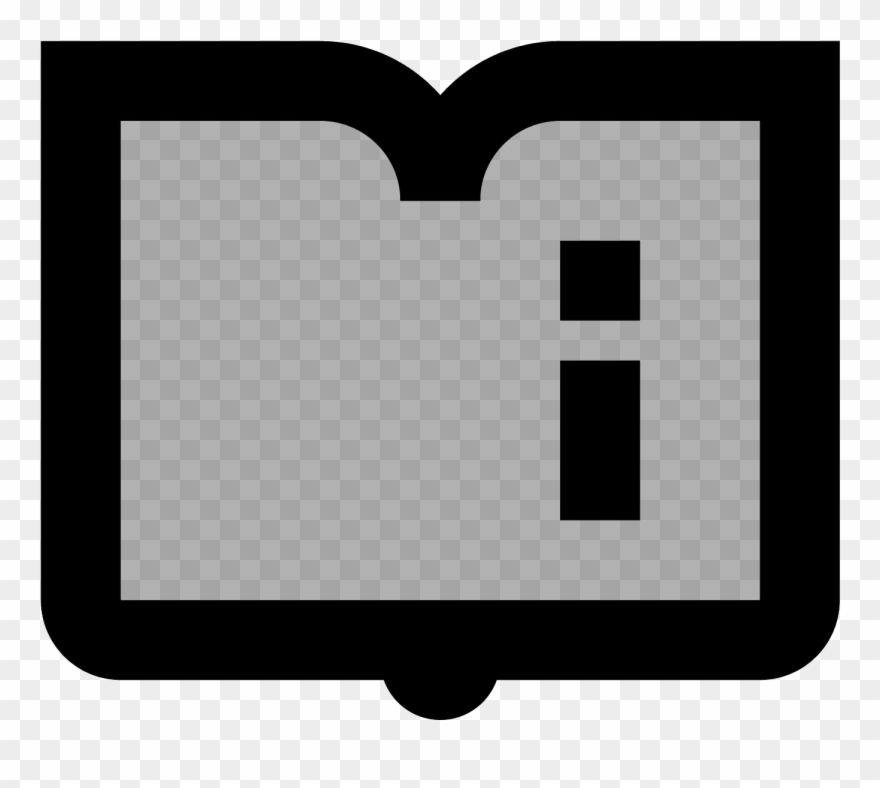 This Icon For User Manual Looks Like An Open Book Clipart