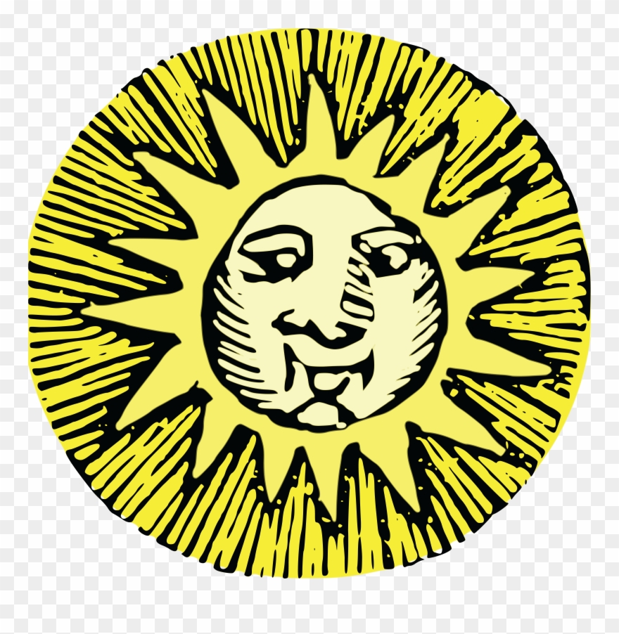 Free Clipart Of A Sun With A Face - Let The Sun Shine Magnets - Png Download