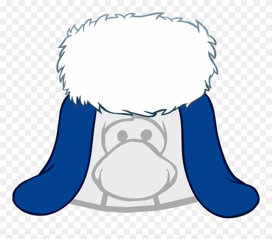 Blue Holiday Cap - Club Penguin Merry Walrus Hat Clipart