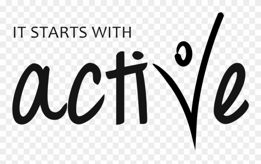 It Starts With Active Clipart