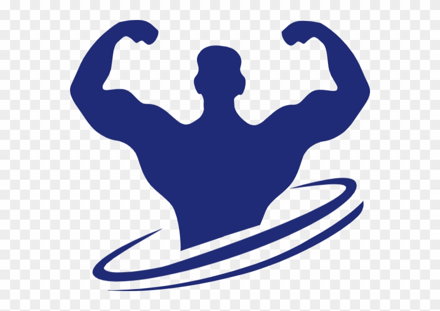 Free Online Male Man Characters Muscles Vector For - Body Builder Line Art Clipart