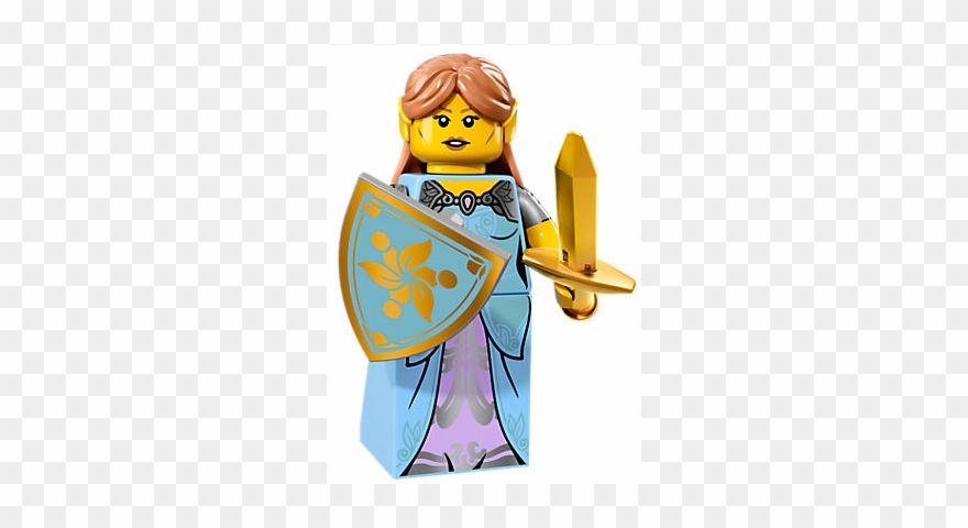 Mini Figurine Lego® Série 17 -l'elfe - Lego Minifigures Series 17 Elf Maiden Clipart