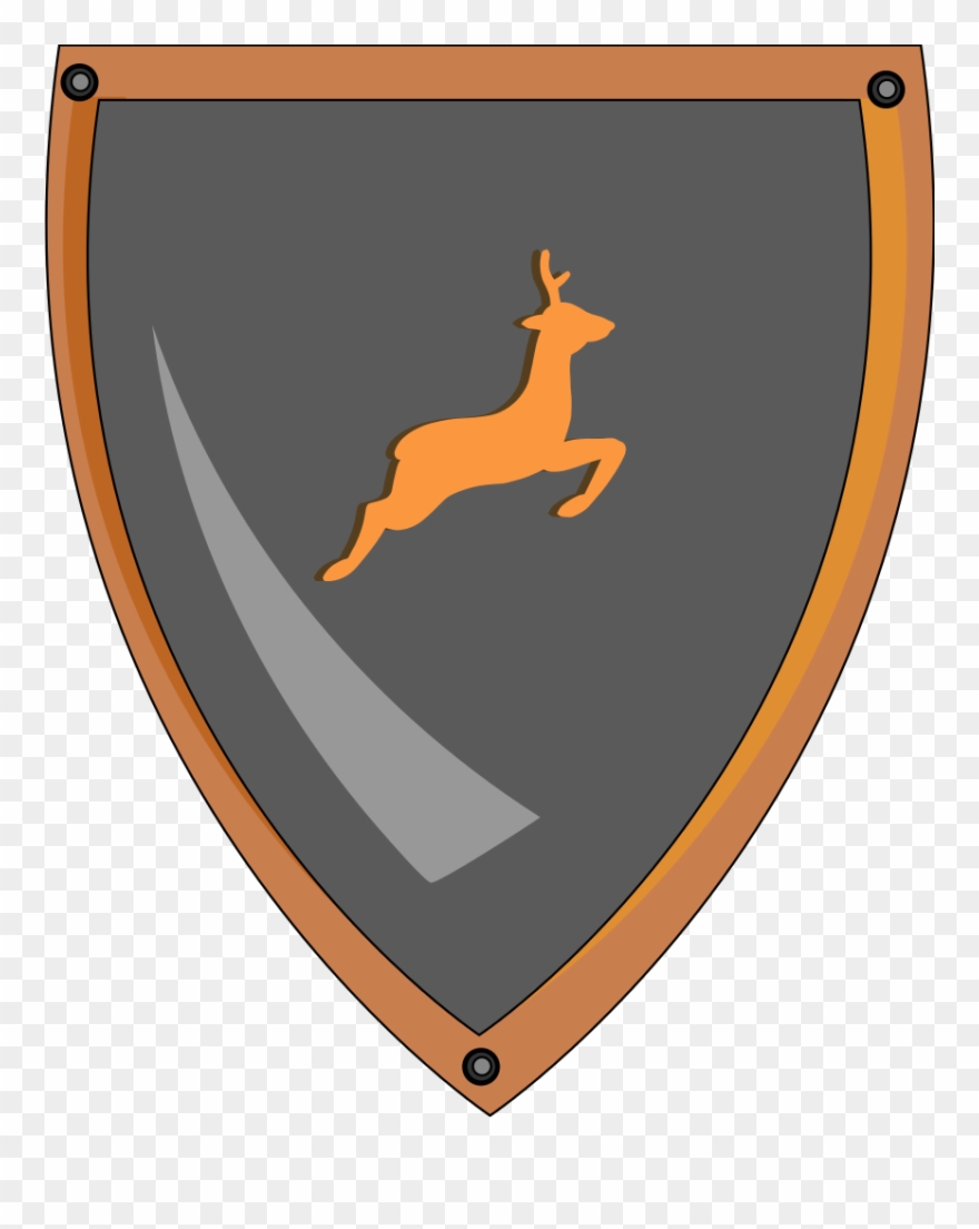 Deer Shield Svg Vector Art - Deer Shield Clipart