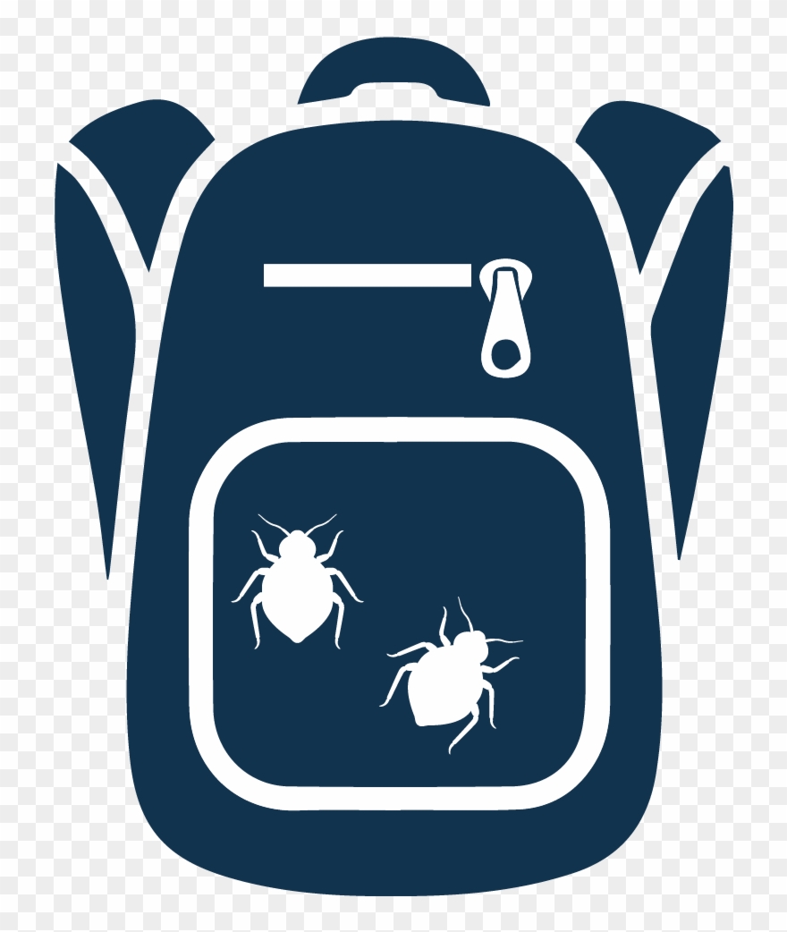 Bed Bugs Are Infesting Schools And Then Are Being Brought - Rucksack Backpack Silhouette Clipart