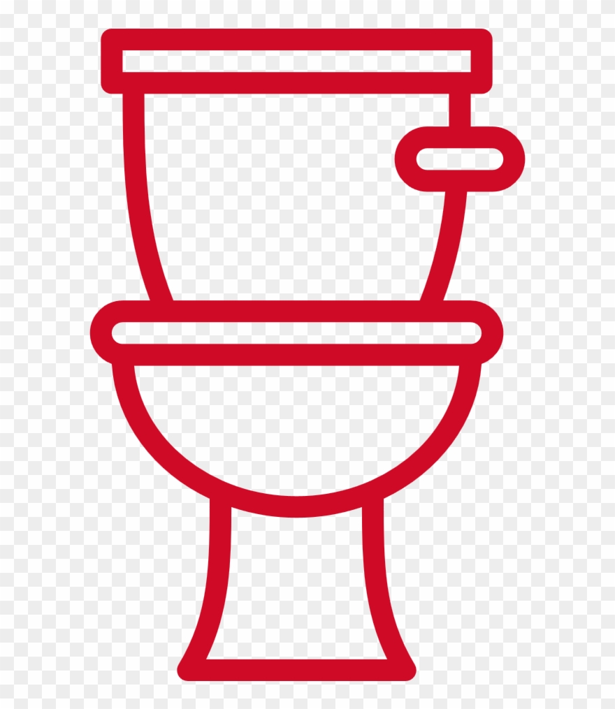 Washroom Care - Outline Of A Toilet Clipart