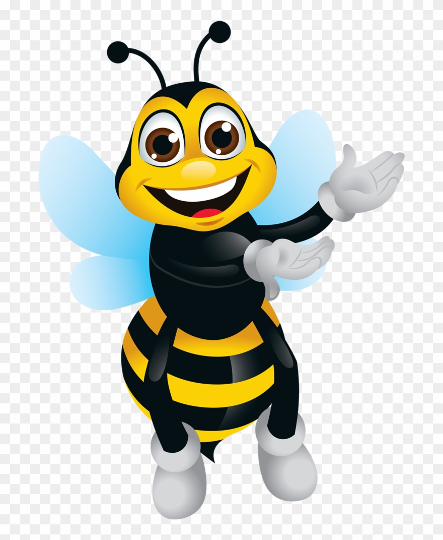 Bee Happy, Butterfly Kisses, Clip Art, Album - Imagenes De Abejorros Animados - Png Download