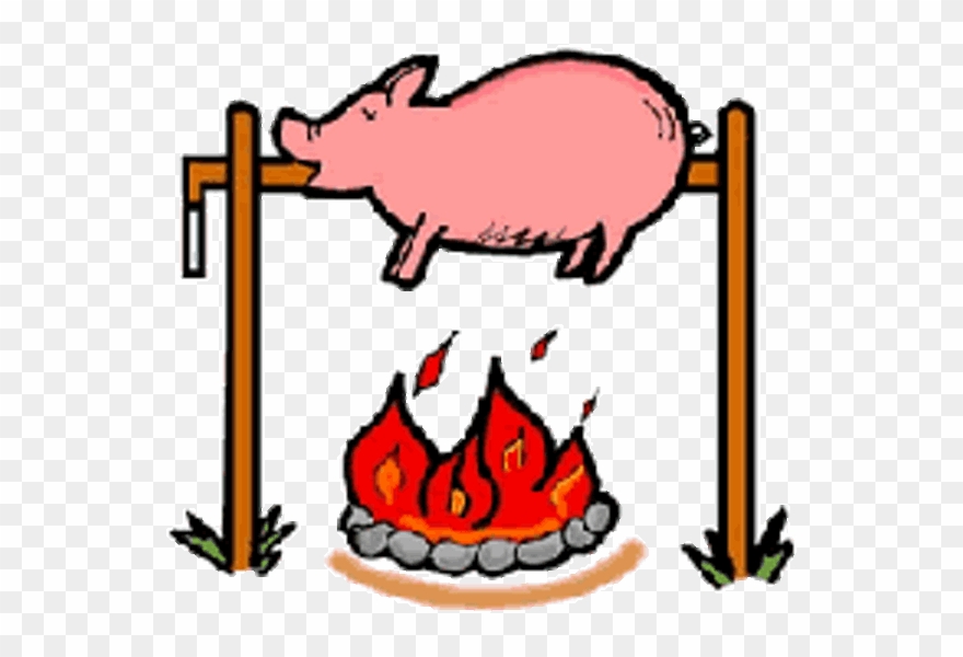 Download Pig Roast Clip Art Clipart Pig Roast Barbecue - Healthy Diet - Png Download