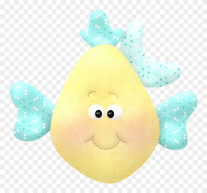 Safari‿✿⁀•○ Yellow Fish, Marina - Stuffed Toy Clipart