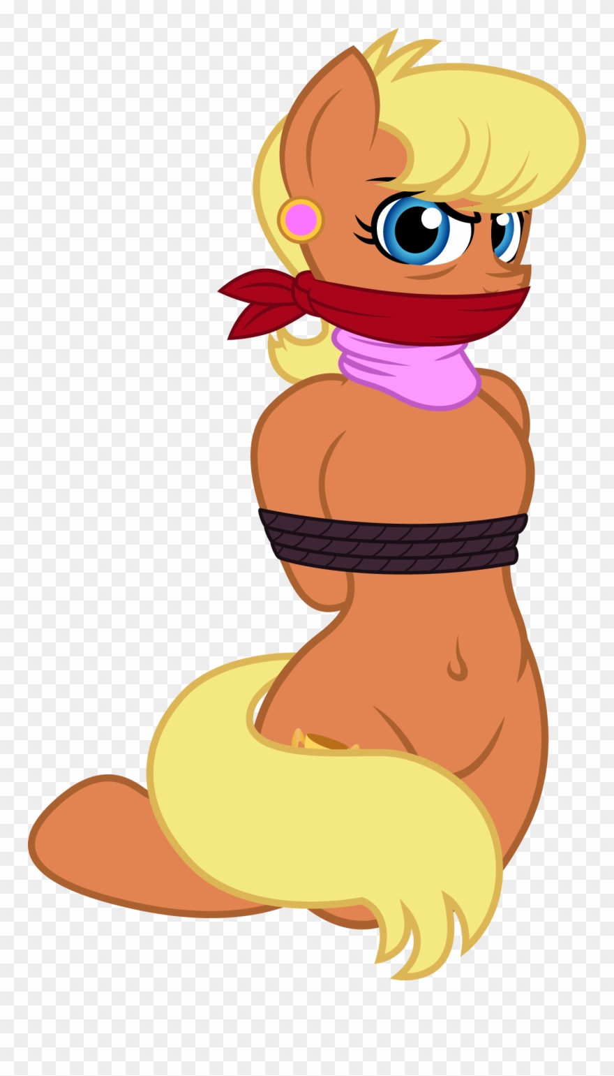 Horse Clip Belly - Cartoon - Png Download