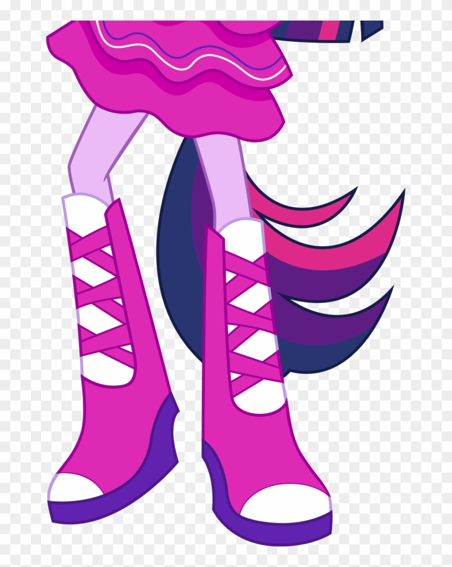 Clip Art Library Artist Teentitansfan Boots Cropped - Twilight Sparkle My Little Pony Equestria Girls - Png Download