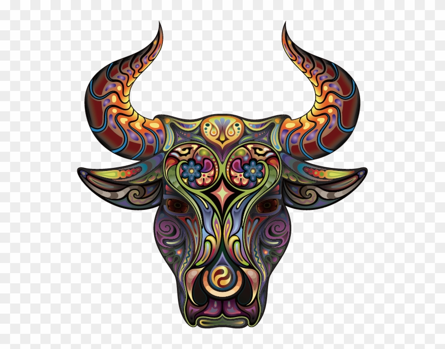 For The First Time Unibull Markets Introduces Custodian - Colorful Bull Head Clipart
