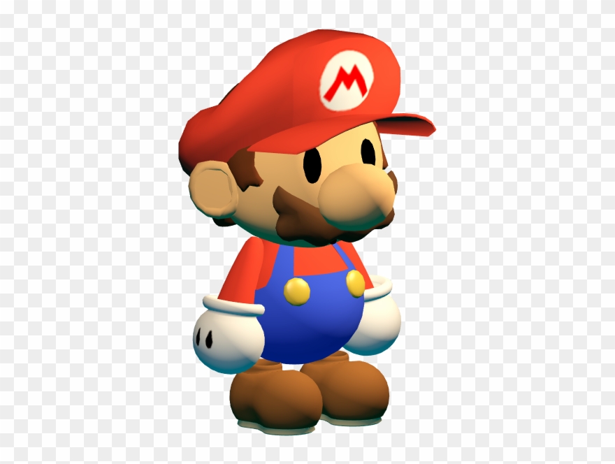 Download Zip Archive - Paper Mario 3d Model Clipart