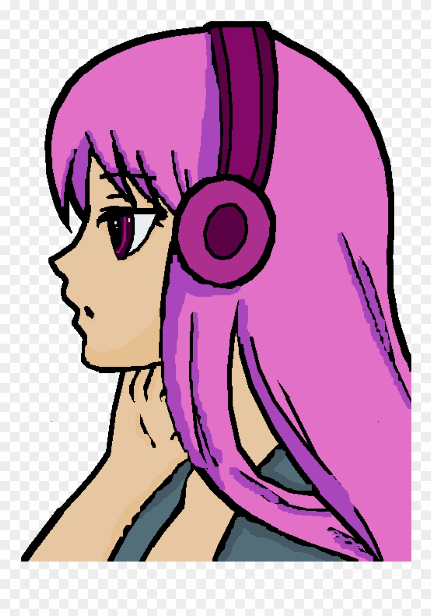 Anime Girl - Easy Drawings For Girls Clipart