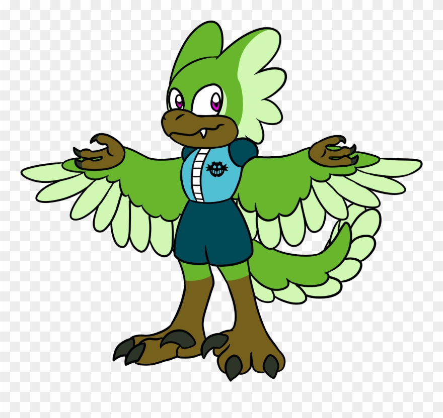 Razor The Raptor - Cartoon Clipart