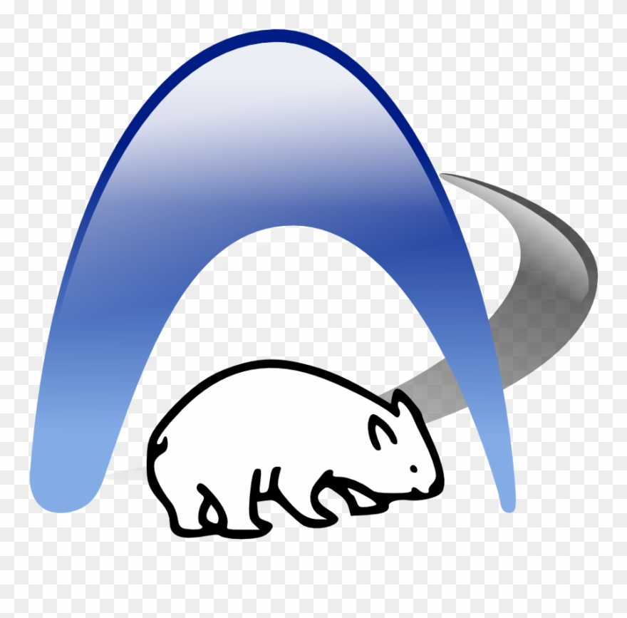 Arch Wombat - Arch Linux Old Logo Clipart