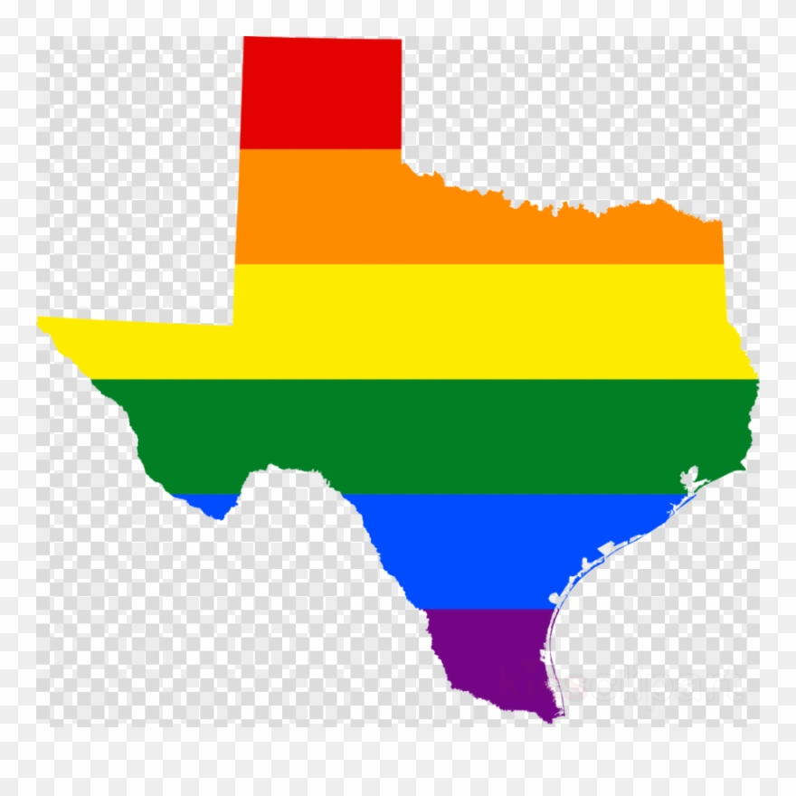 Texas Map Clipart Texas Stock Photography Royalty-free - Gay Pride Texas - Png Download
