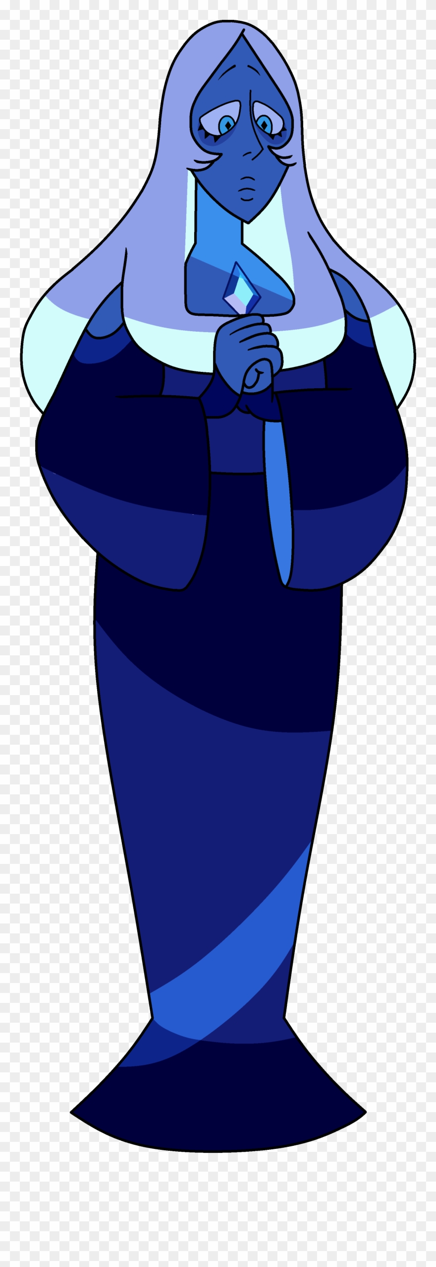 Blue Diamond Courtroom Palette - Steven Universe Personajes Diamantes Clipart