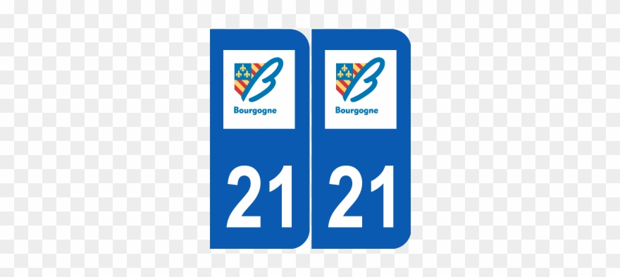 Stickers Plaque D U00e9partement 21 Cote D Or Bourgogne - Sticker Clipart