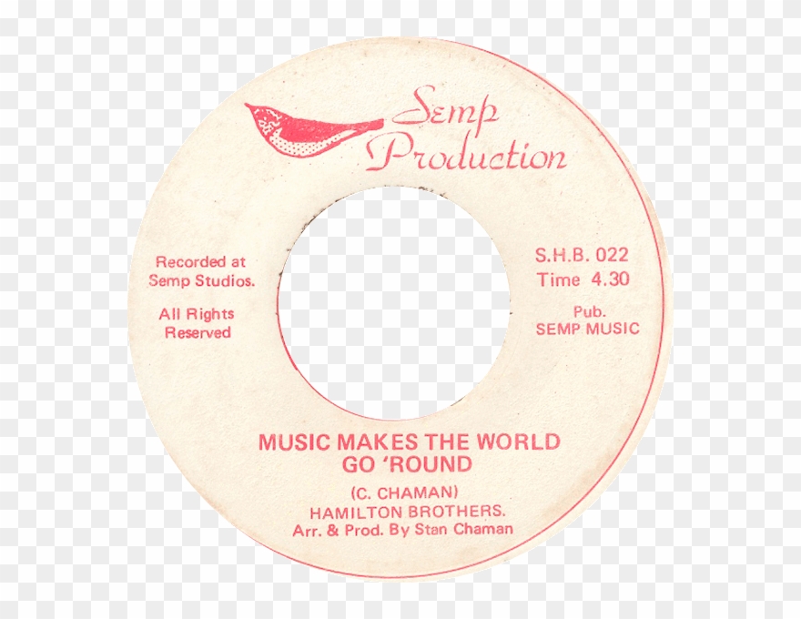 Hamilton Brothers Music Makes The World Go Round - Circle Clipart
